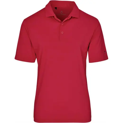 Mens Alex Varga Lucca Golf Shirt Red